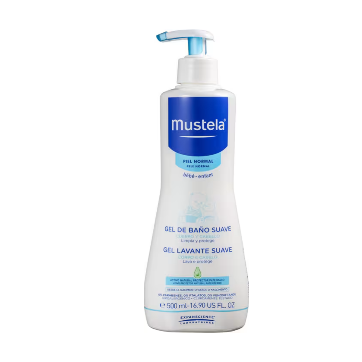 Mustela Bébé Dermo-Nettoyant – Gel de Limpeza 500ml