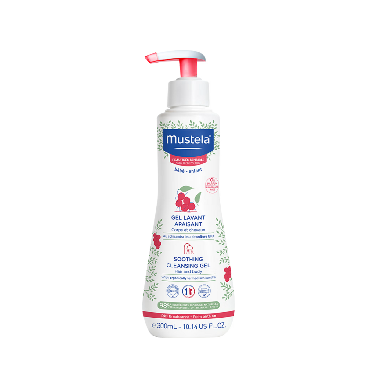 Mustela Bébé Soothing – Gel de Banho 300ml