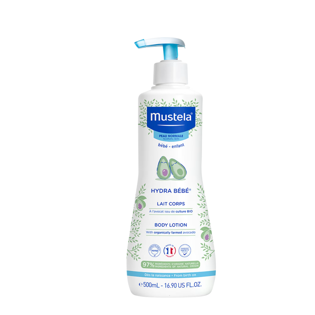 Mustela Hydra Bébé – Loção Hidratante Corporal 500ml